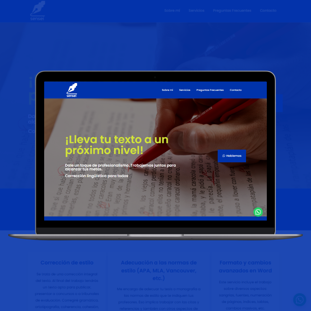 senseicorrecciones.com